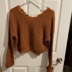 Orange Sweater
